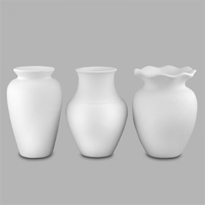 Great Shapes Vases Asst / 3 