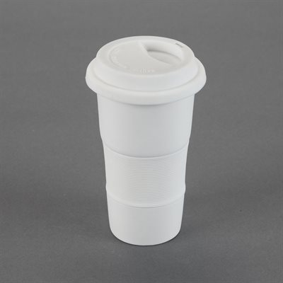 Travel Cup w / Silicone Sleeve & Lid