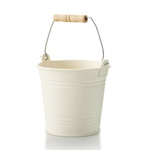 Bucket w / Metal & Wood Handle