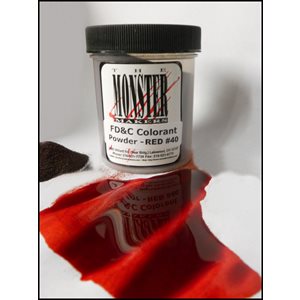 S / C MM-Red #40 BLOOD Colorant Pwd - 16 oz