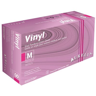 MD - VINYL - Disposable Gloves - (BOX)